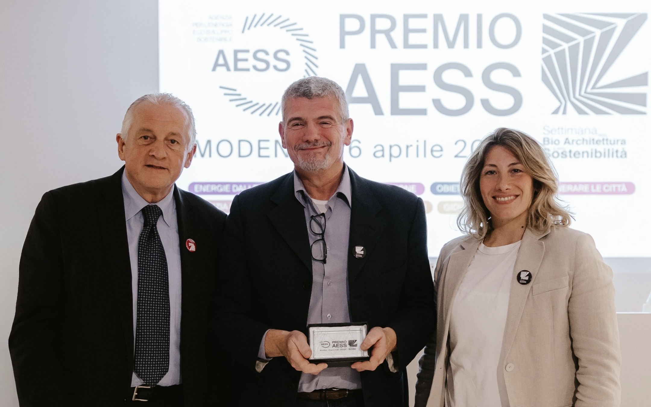 Premio AESS 2026 Veos AI Comune di Sassuolo per innovazione energetica